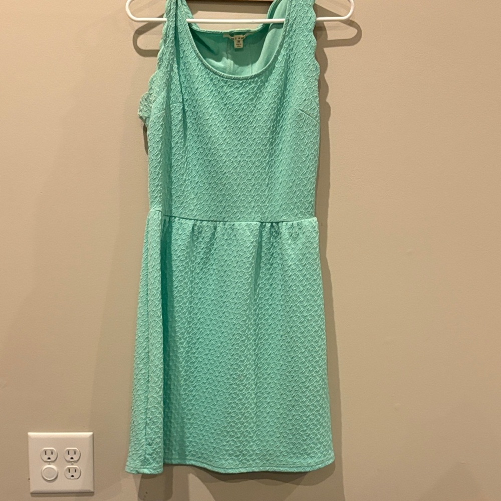 Miami Mint Green Casual Kids Dress